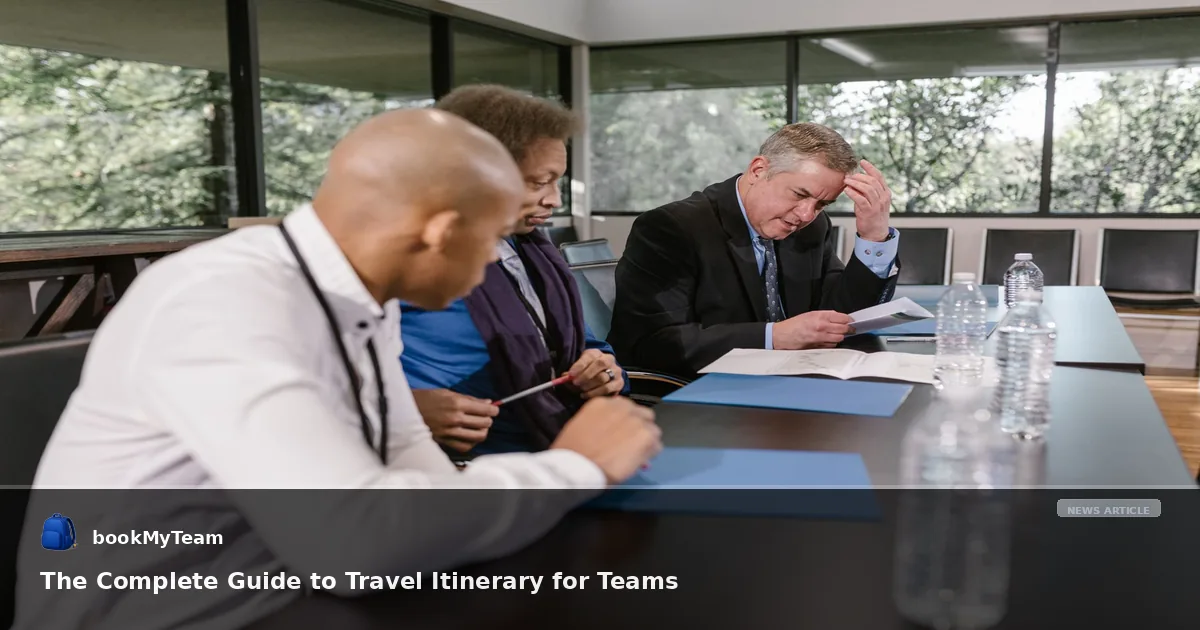 The Complete Guide to Travel Itinerary for Teams