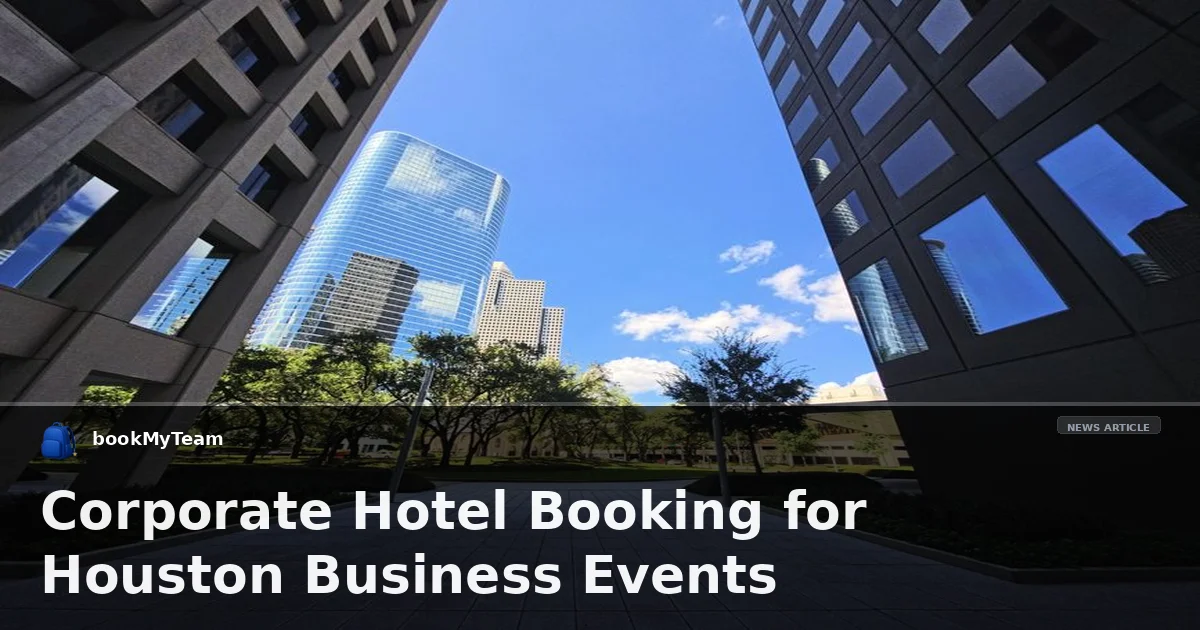 Corporate Hotel Booking for Houston Business Events