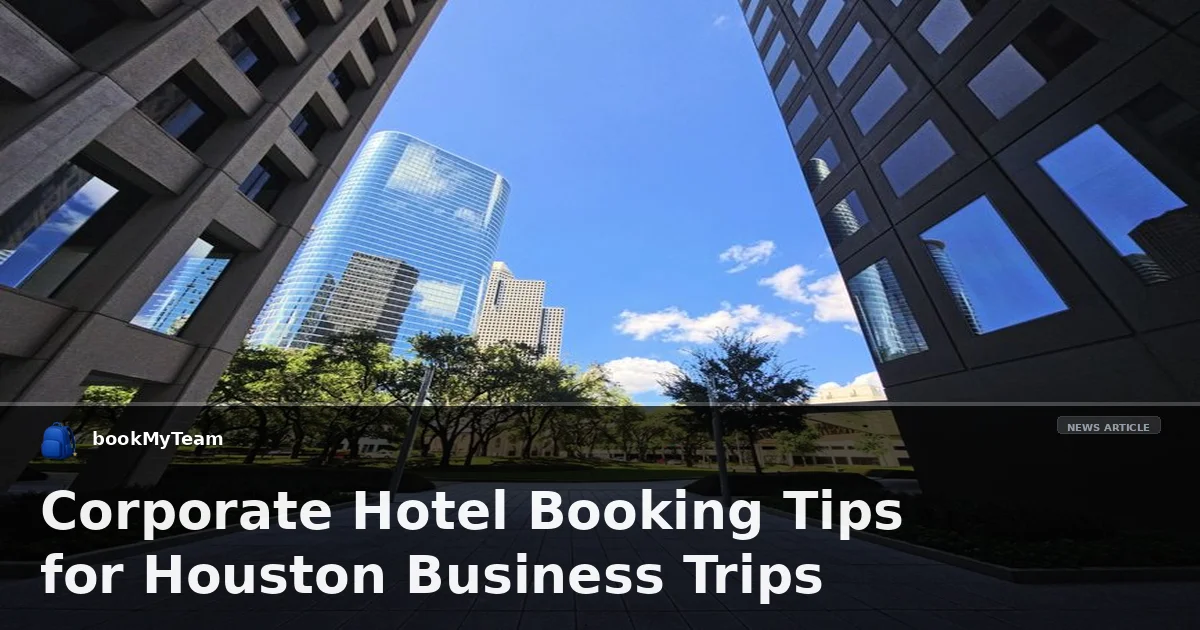 Corporate Hotel Booking Tips for Houston Business Trips