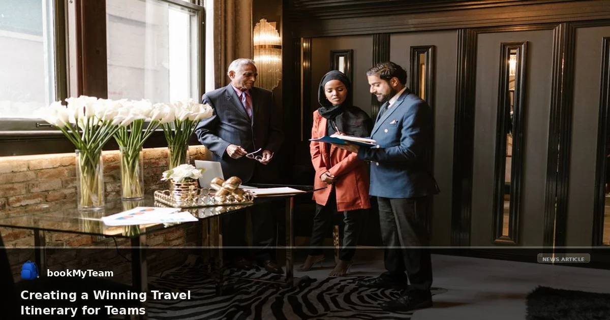 Creating a Winning Travel Itinerary for Teams