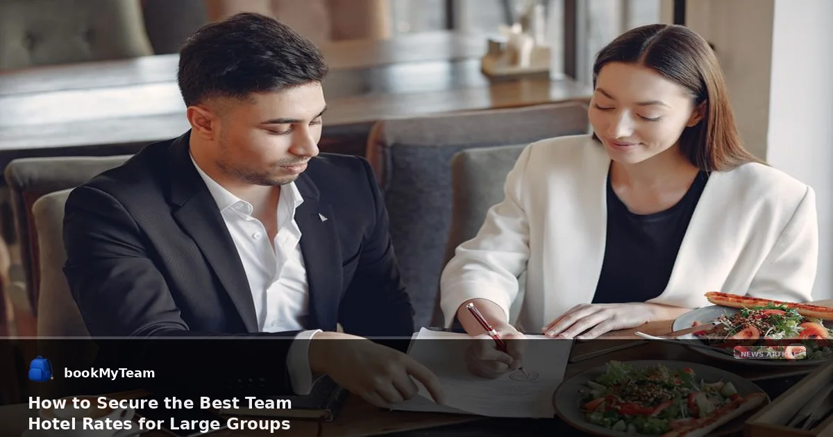 How to Secure the Best Team Hotel Rates for Large Groups