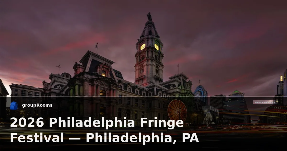 2026 Philadelphia Fringe Festival — Philadelphia, PA