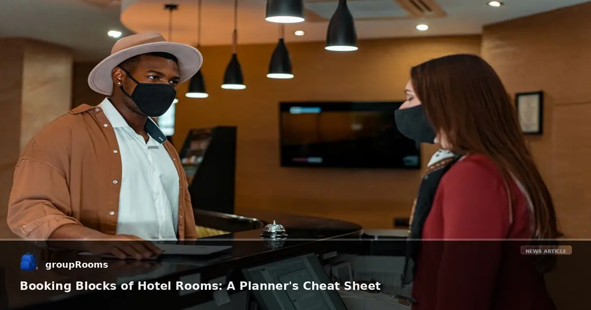 Booking Blocks of Hotel Rooms: A Planner's Cheat Sheet