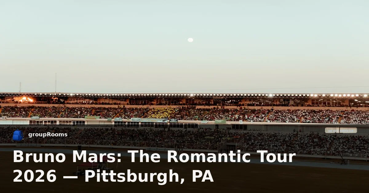 Bruno Mars: The Romantic Tour 2026 — Pittsburgh, PA