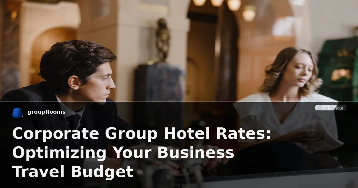 Corporate Group Hotel Rates: Optimizing Your Business Travel Budget