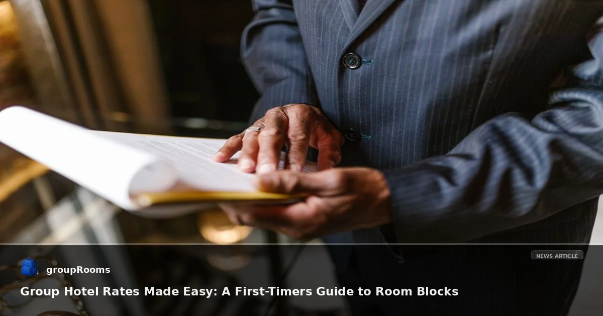 Group Hotel Rates Made Easy: A First-Timers Guide to Room Blocks
