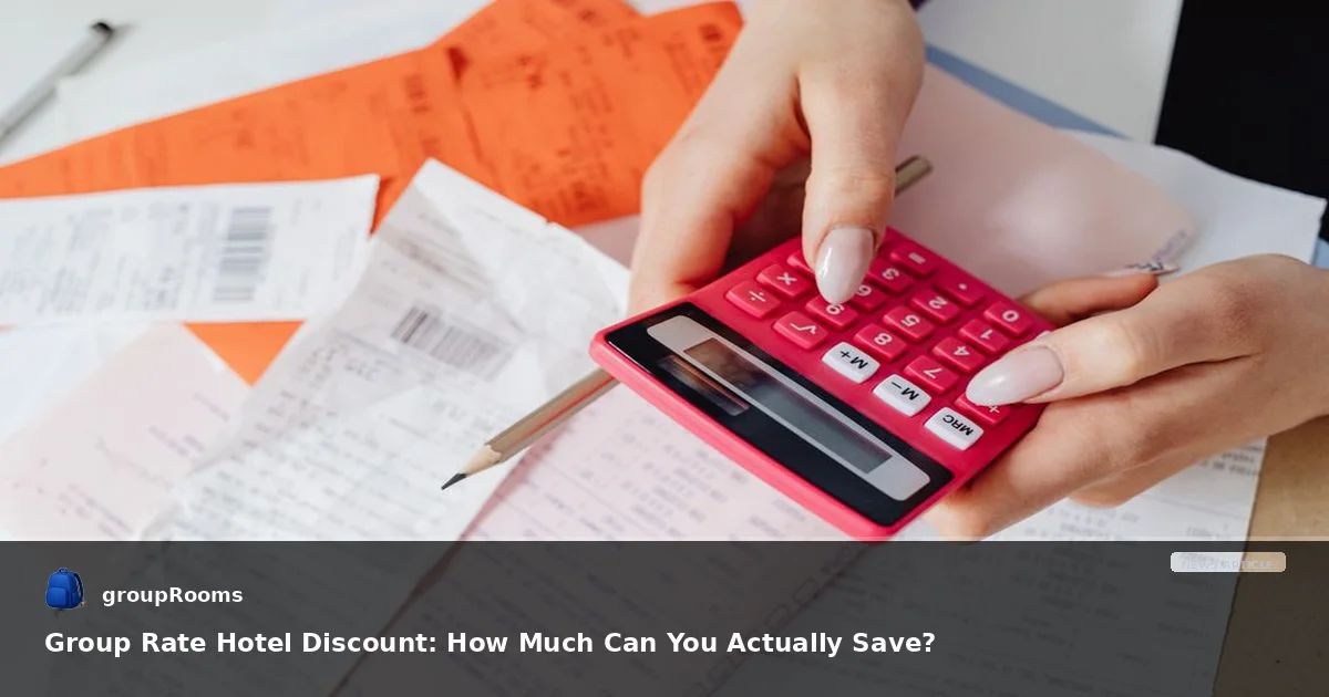 Group Rate Hotel Discount: How Much Can You Actually Save?