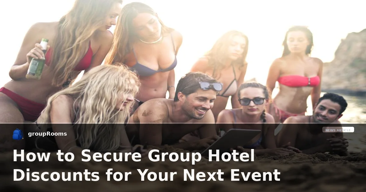 How to Secure Group Hotel Discounts for Your Next Event
