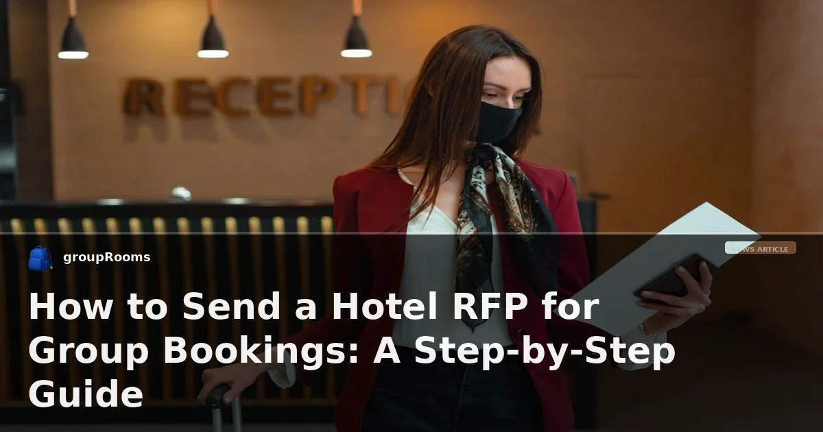 How to Send a Hotel RFP for Group Bookings: A Step-by-Step Guide