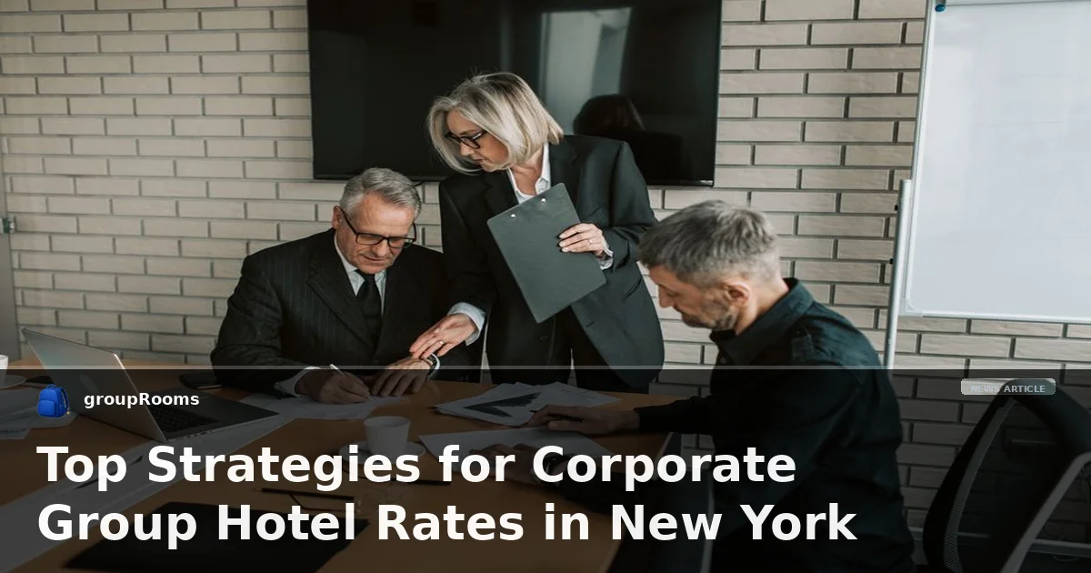Top Strategies for Corporate Group Hotel Rates in New York