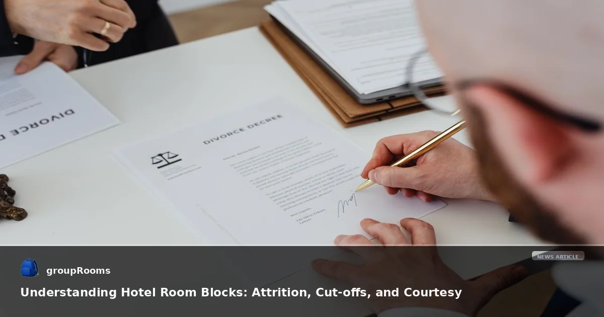 Understanding Hotel Room Blocks: Attrition, Cut-offs, and Courtesy