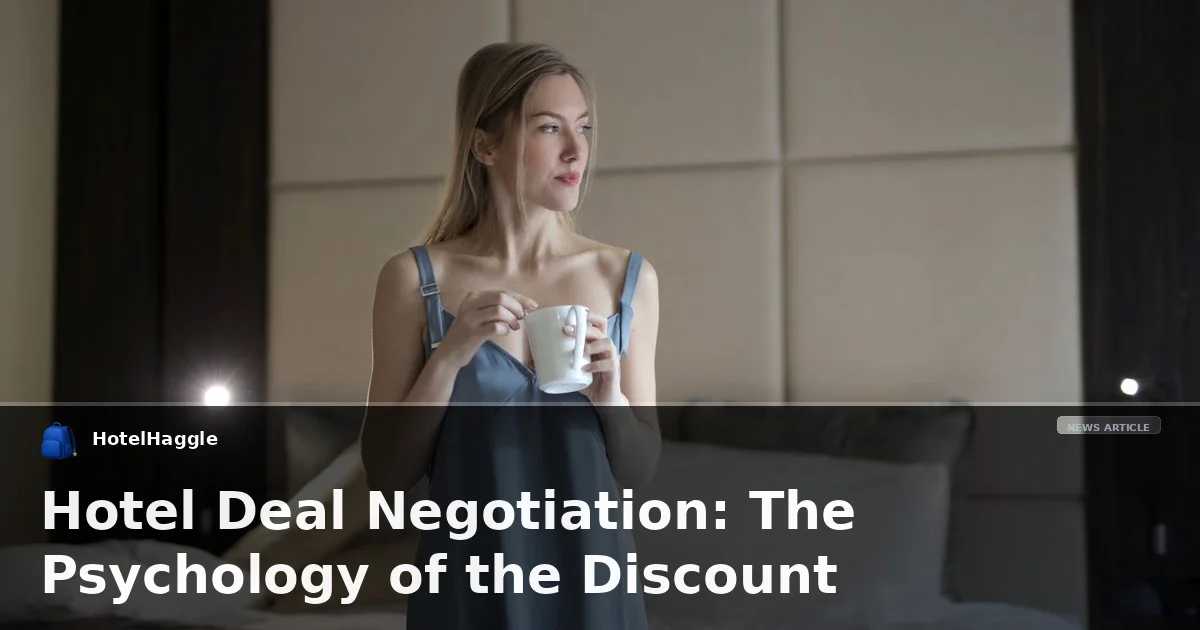 Hotel Deal Negotiation: The Psychology of the Discount