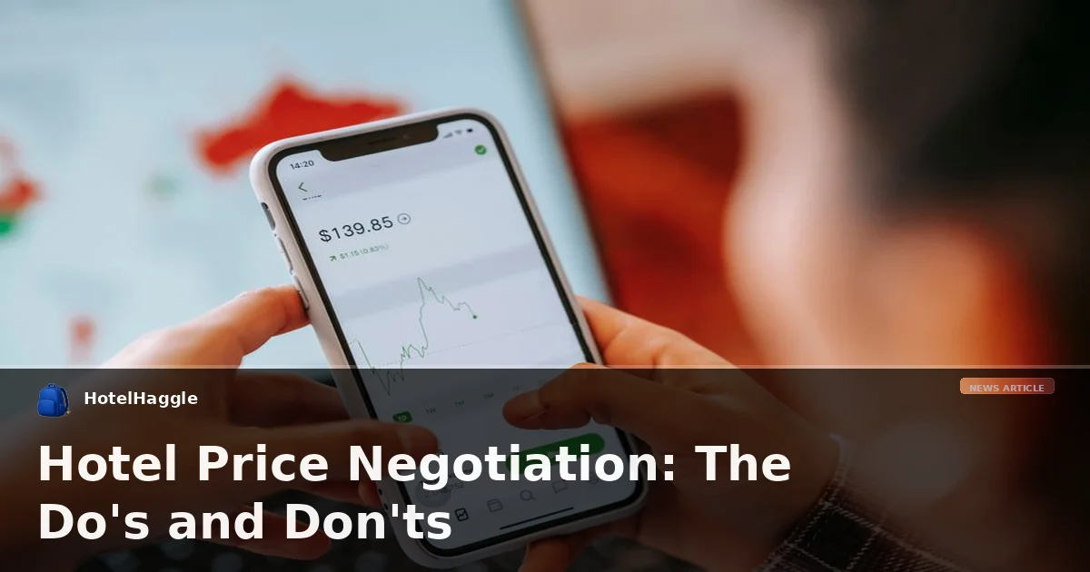 Hotel Price Negotiation: The Do's and Don'ts