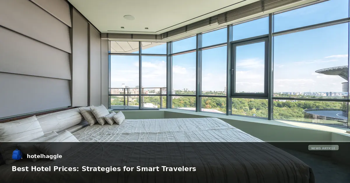 Best Hotel Prices: Strategies for Smart Travelers