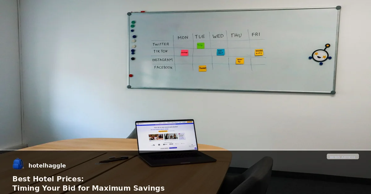 Best Hotel Prices: Timing Your Bid for Maximum Savings