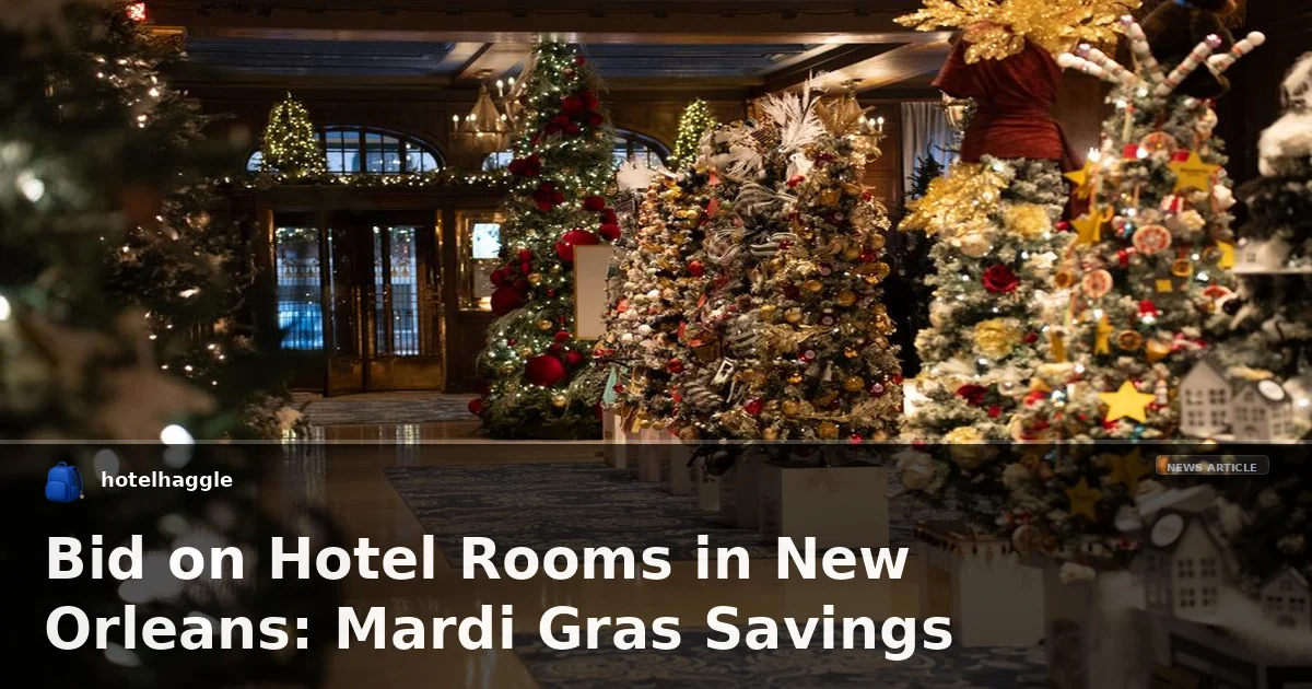 Bid on Hotel Rooms in New Orleans: Mardi Gras Savings