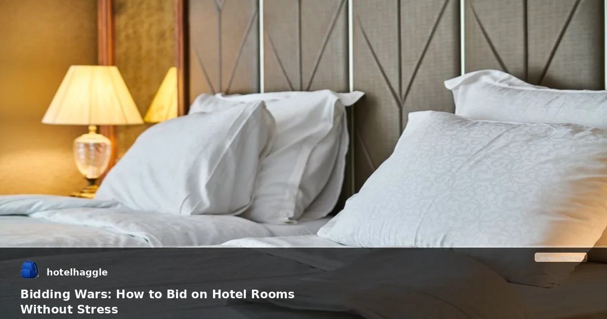 Bidding Wars: How to Bid on Hotel Rooms Without Stress