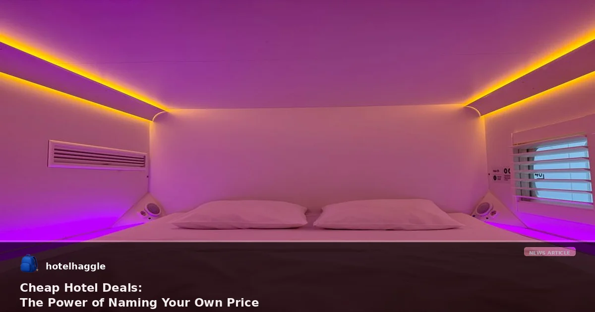 Cheap Hotel Deals: The Power of Naming Your Own Price