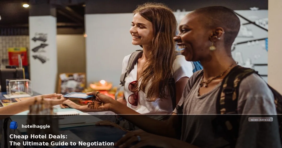 Cheap Hotel Deals: The Ultimate Guide to Negotiation