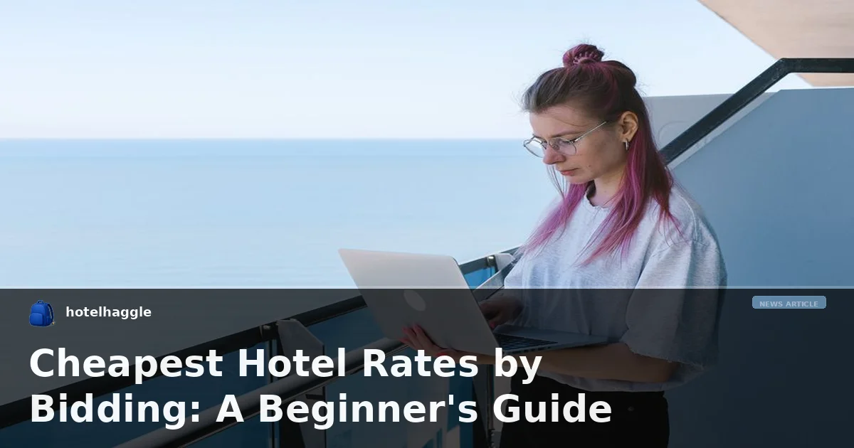 Cheapest Hotel Rates by Bidding: A Beginner's Guide
