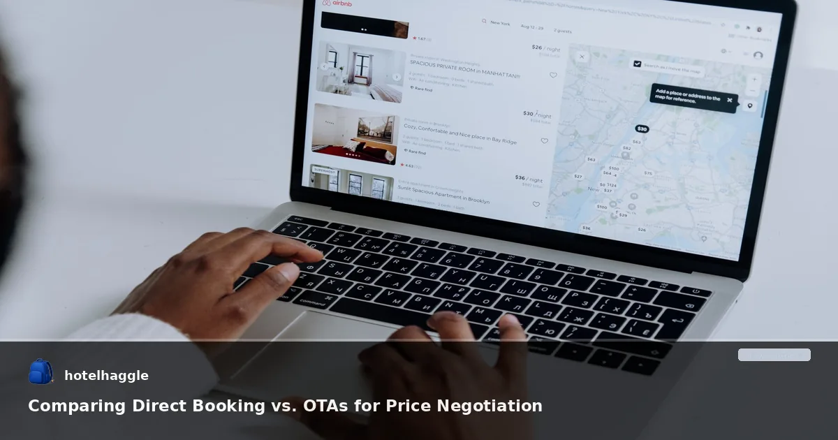 Comparing Direct Booking vs. OTAs for Price Negotiation
