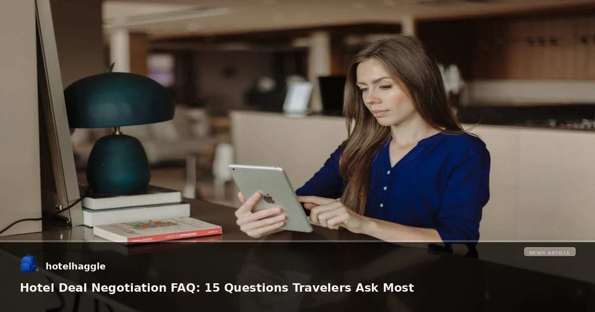 Hotel Deal Negotiation FAQ: 15 Questions Travelers Ask Most