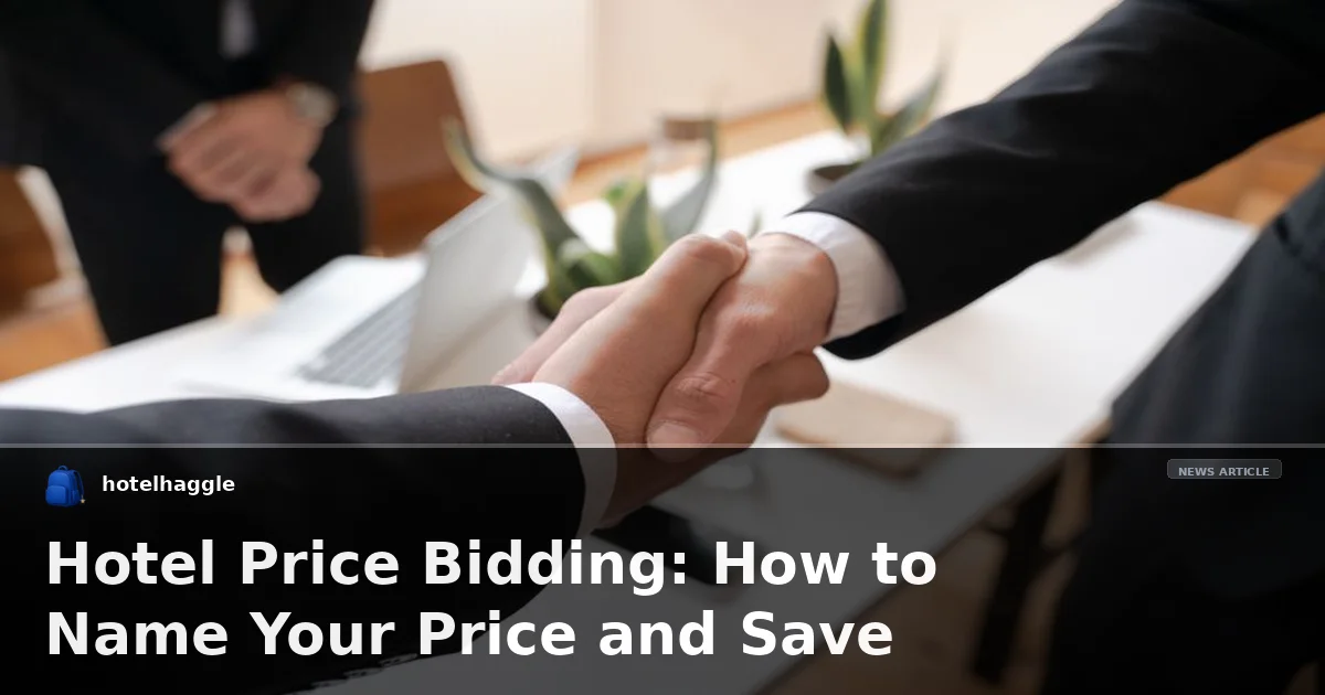 Hotel Price Bidding: How to Name Your Price and Save