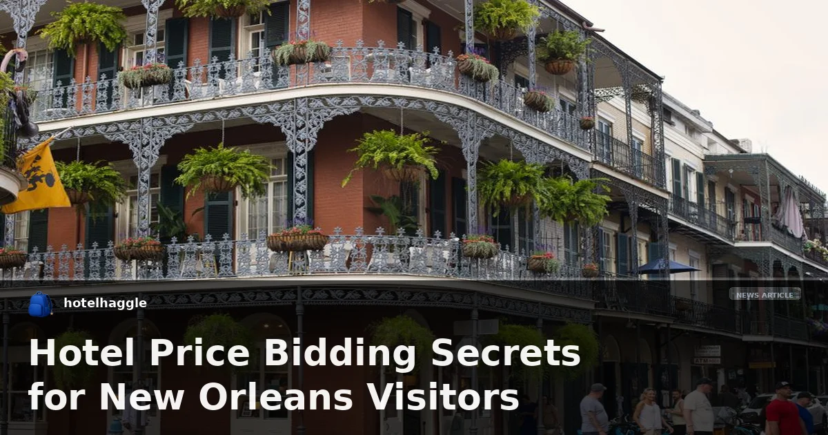 Hotel Price Bidding Secrets for New Orleans Visitors