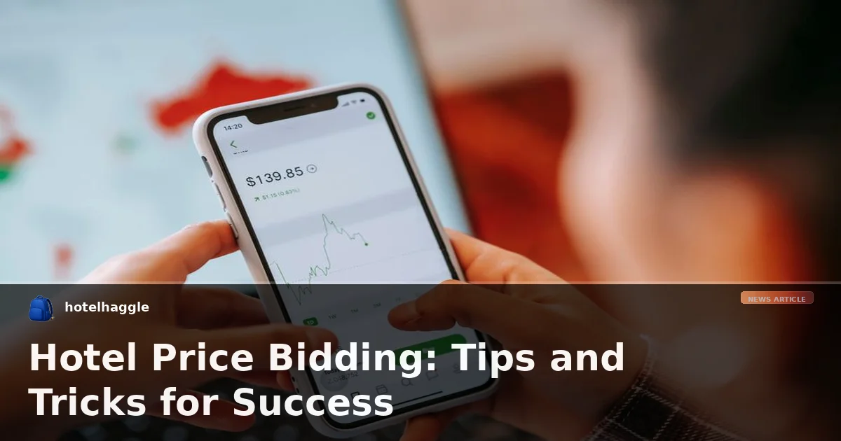 Hotel Price Bidding: Tips and Tricks for Success