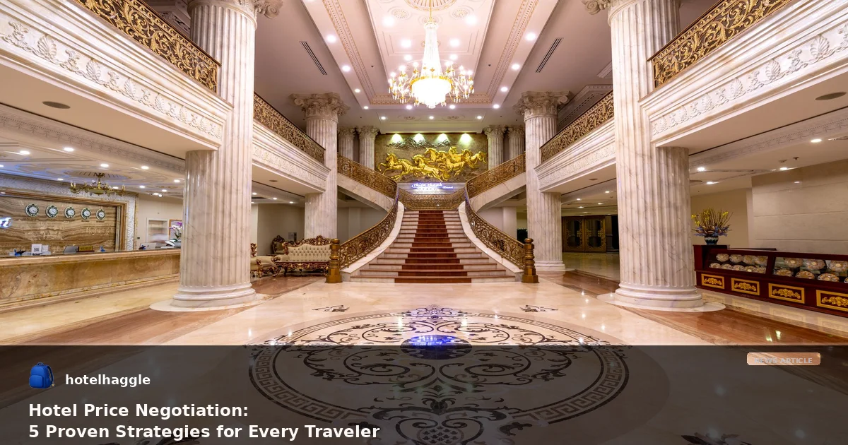 Hotel Price Negotiation: 5 Proven Strategies for Every Traveler