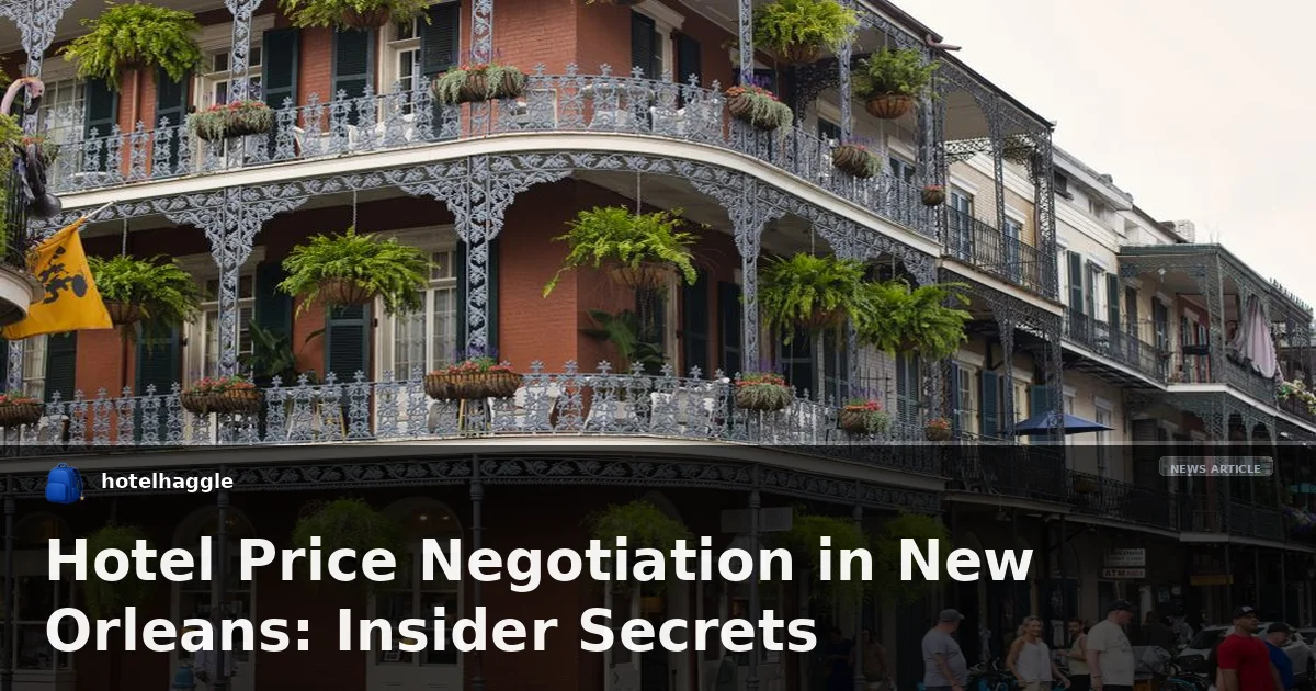 Hotel Price Negotiation in New Orleans: Insider Secrets