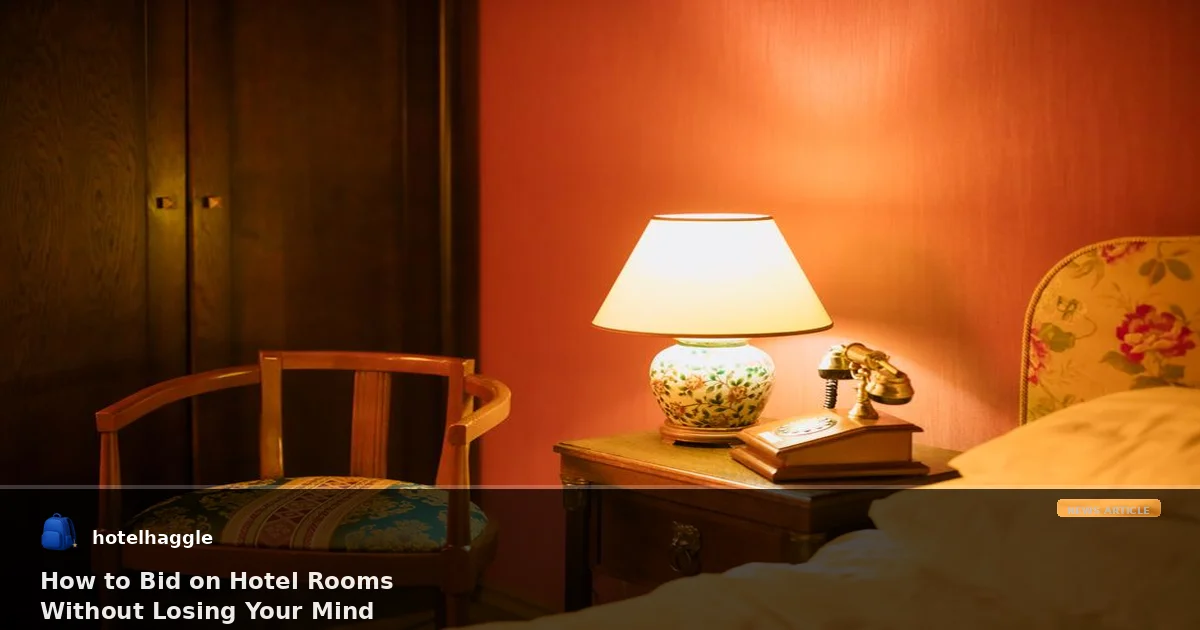 How to Bid on Hotel Rooms Without Losing Your Mind