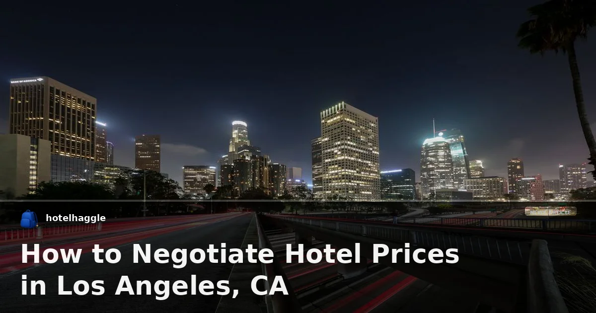 How to Negotiate Hotel Prices in Los Angeles, CA