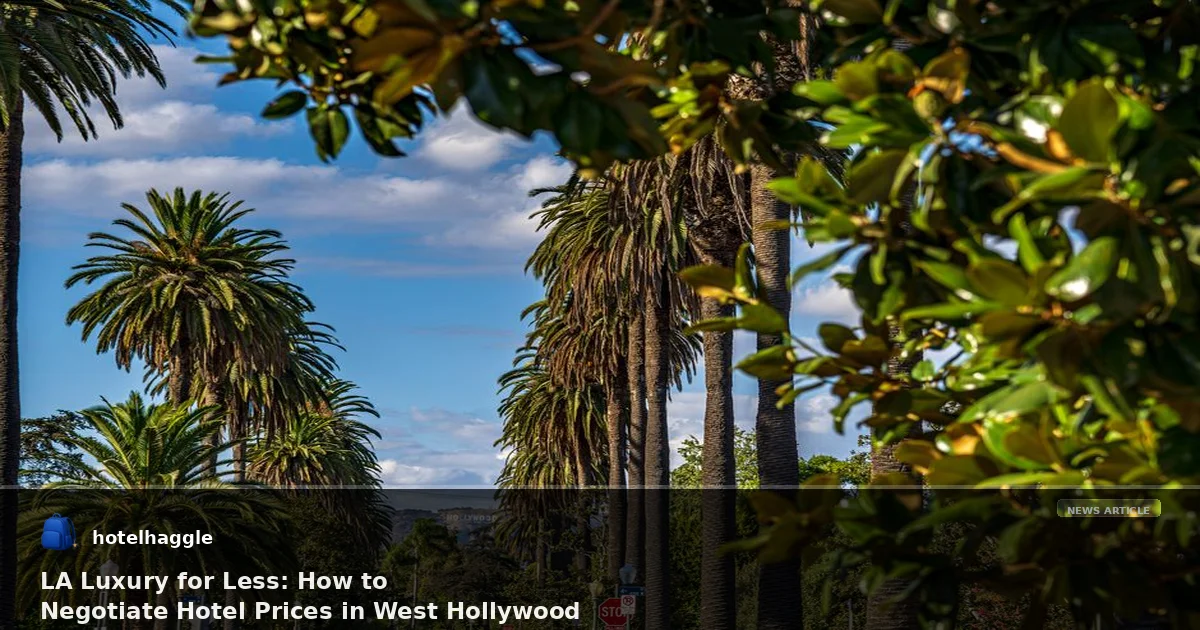 LA Luxury for Less: How to Negotiate Hotel Prices in West Hollywood