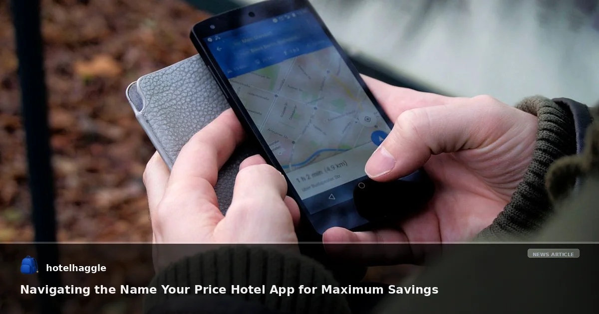 Navigating the Name Your Price Hotel App for Maximum Savings
