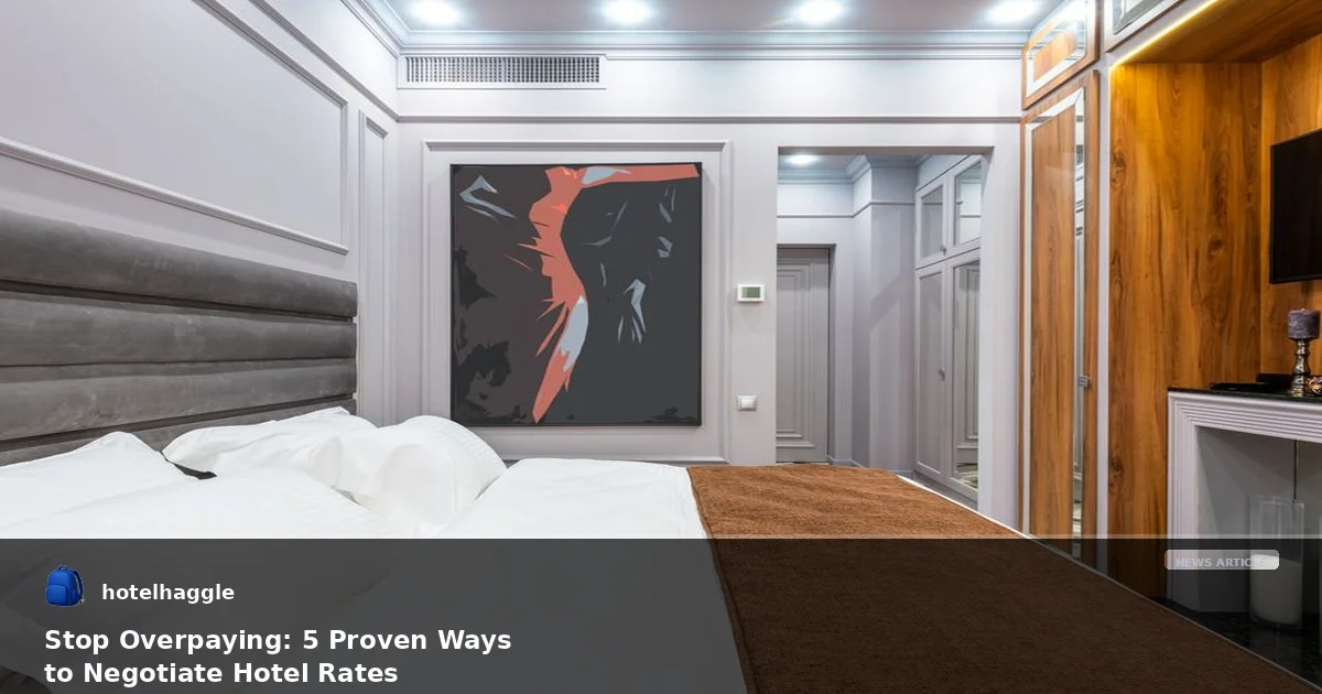 Stop Overpaying: 5 Proven Ways to Negotiate Hotel Rates