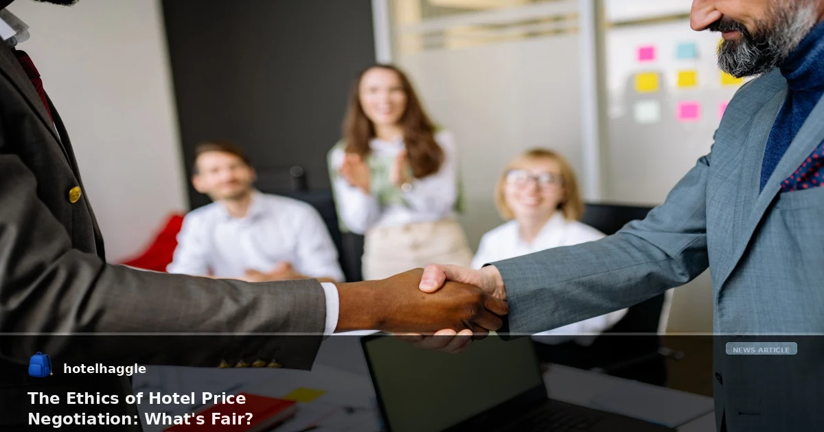The Ethics of Hotel Price Negotiation: What's Fair?