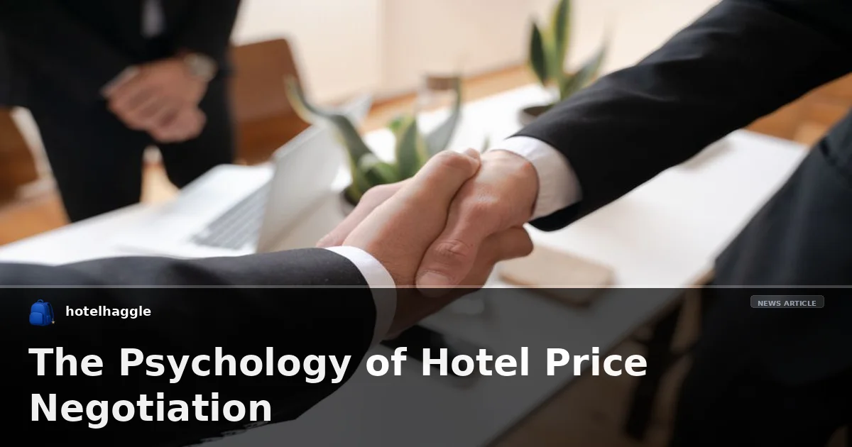 The Psychology of Hotel Price Negotiation