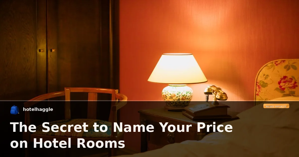 The Secret to Name Your Price on Hotel Rooms