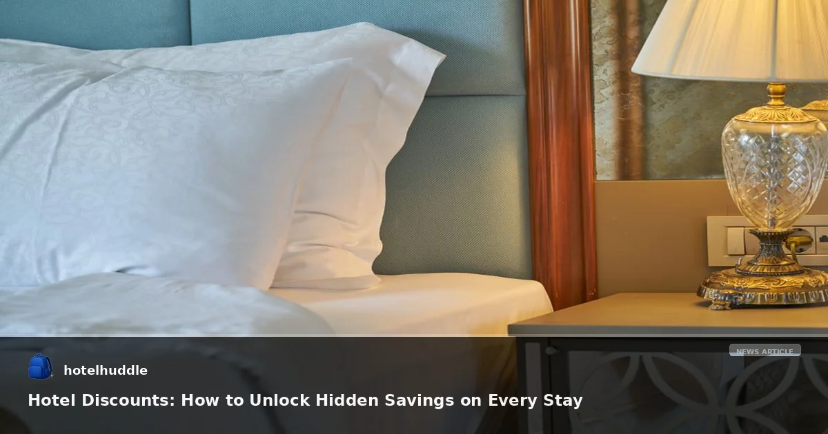 Hotel Discounts: How to Unlock Hidden Savings on Every Stay