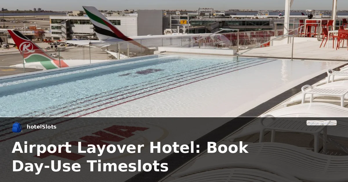 Airport Layover Hotel: Book Day-Use Timeslots