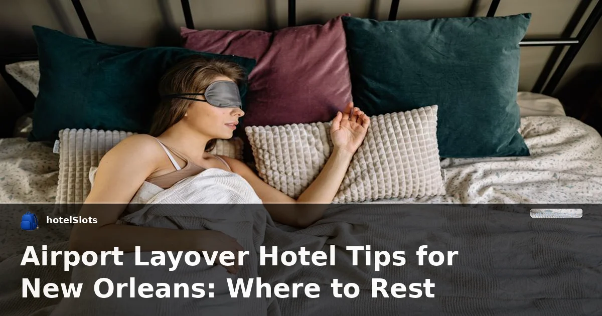 Airport Layover Hotel Tips for New Orleans: Where to Rest