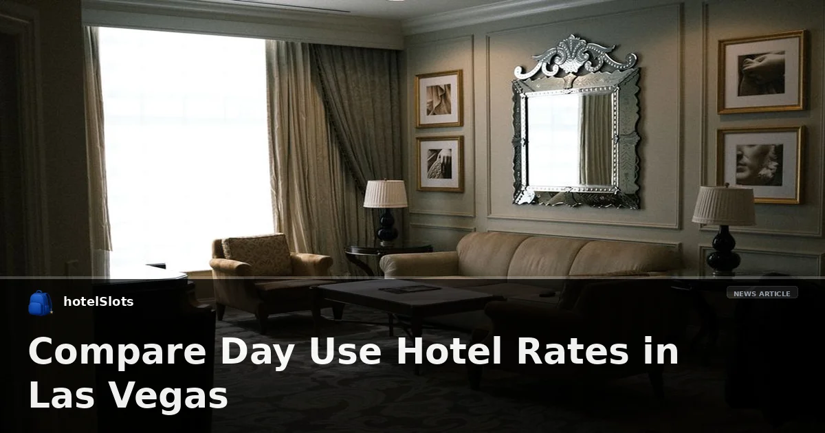 Compare Day Use Hotel Rates in Las Vegas