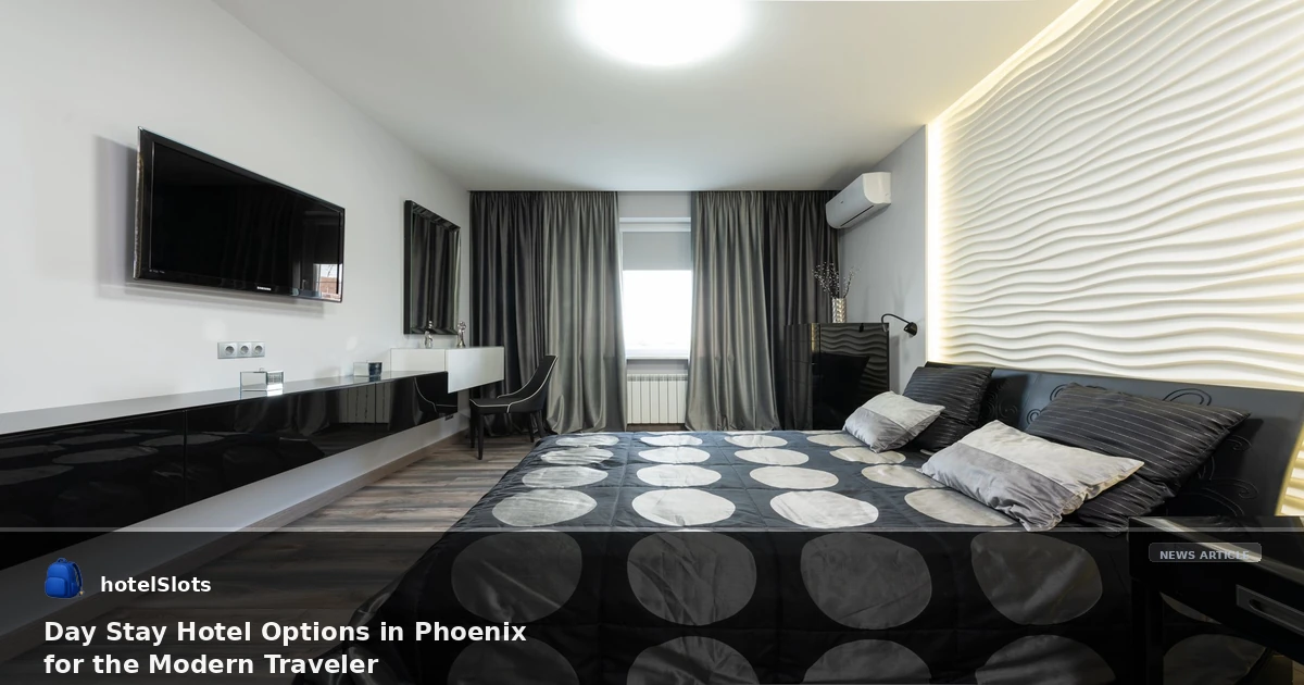 Day Stay Hotel Options in Phoenix for the Modern Traveler