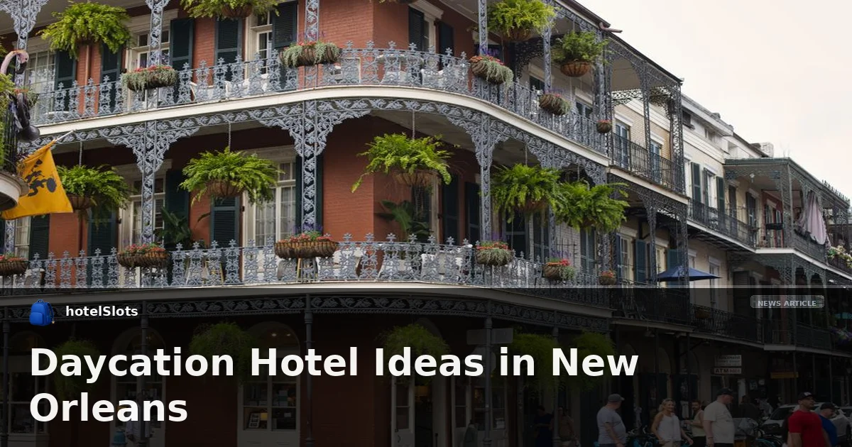 Daycation Hotel Ideas in New Orleans