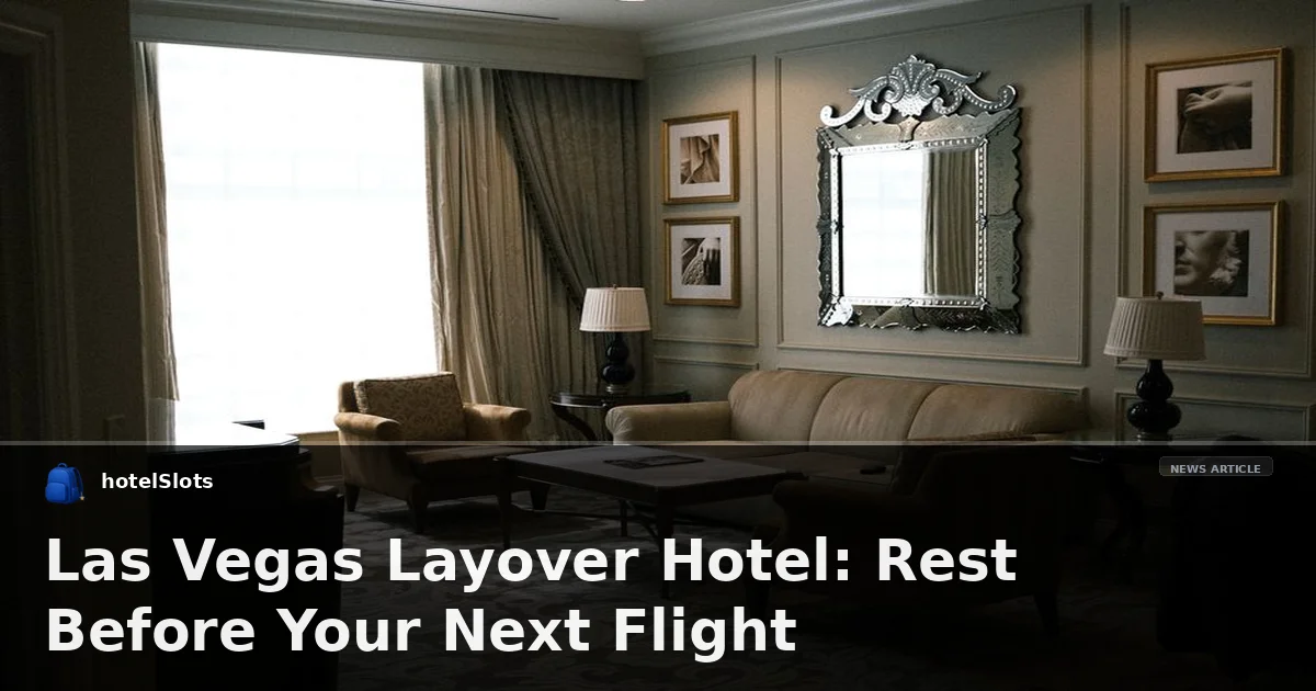 Las Vegas Layover Hotel: Rest Before Your Next Flight