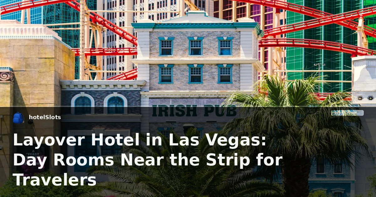 Layover Hotel in Las Vegas: Day Rooms Near the Strip for Travelers