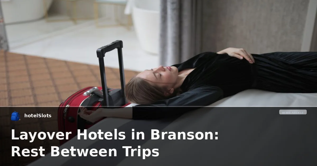 Layover Hotels in Branson: Rest Between Trips