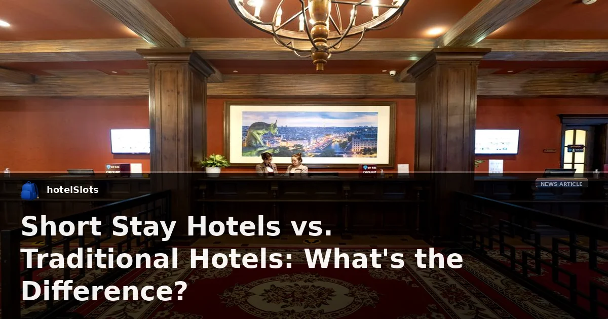 Short Stay Hotels vs. Traditional Hotels: What's the Difference?