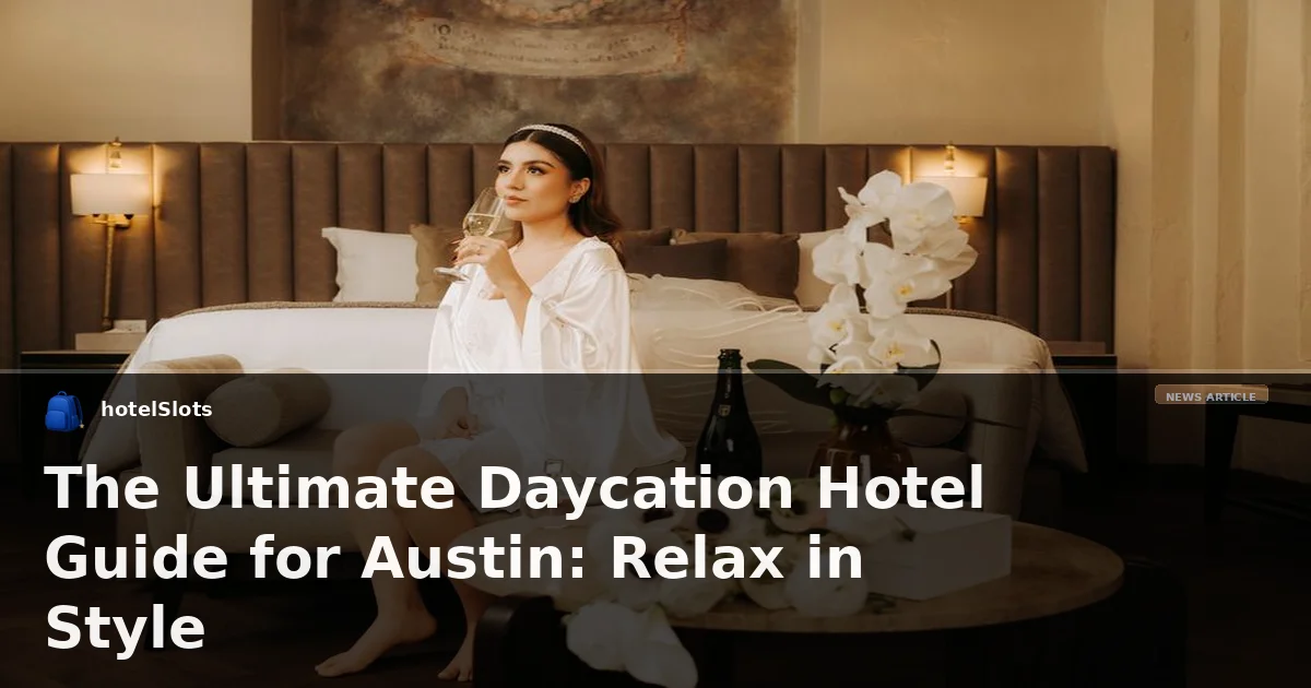 The Ultimate Daycation Hotel Guide for Austin: Relax in Style